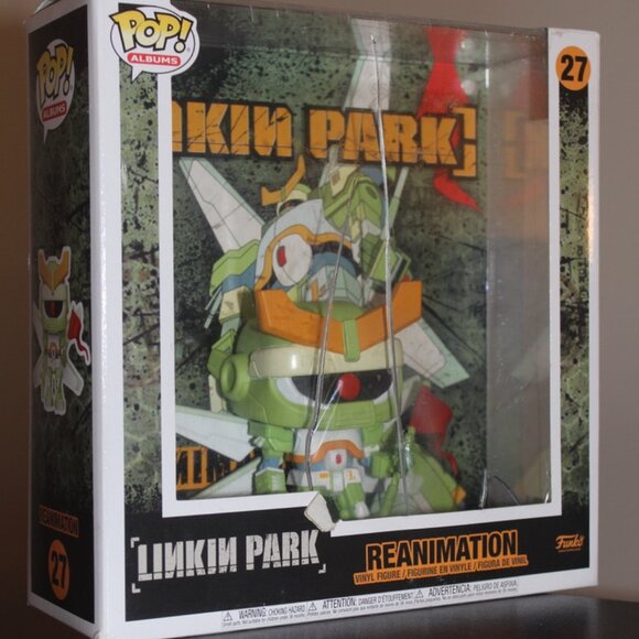 Funko Pop! Vinyl: Reanimation #27 Linkin Park Albums Exclusive *DAMAGED* - Picture 1 of 3